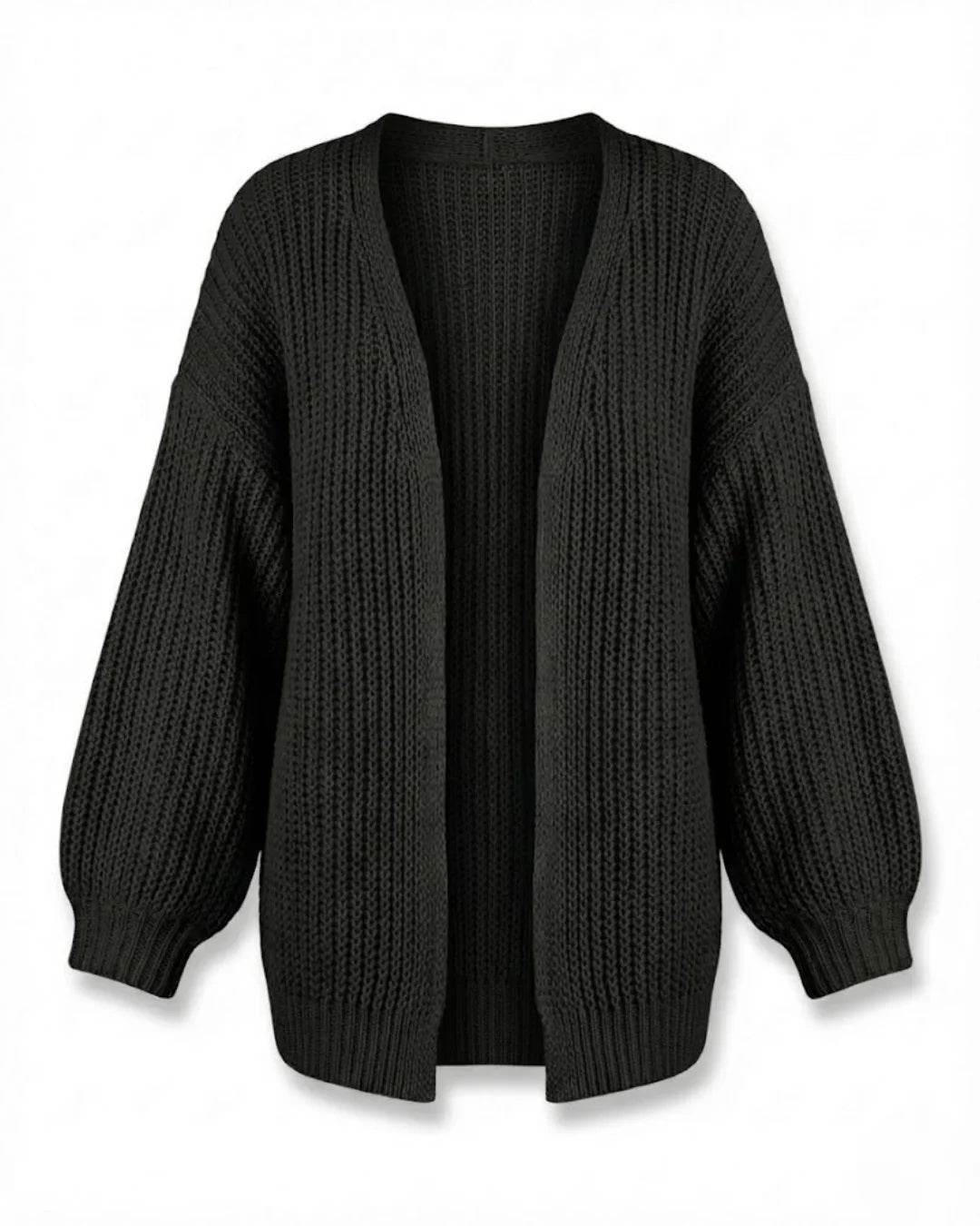 Katya™ | Chunky Knit Oversized Open Cardigan