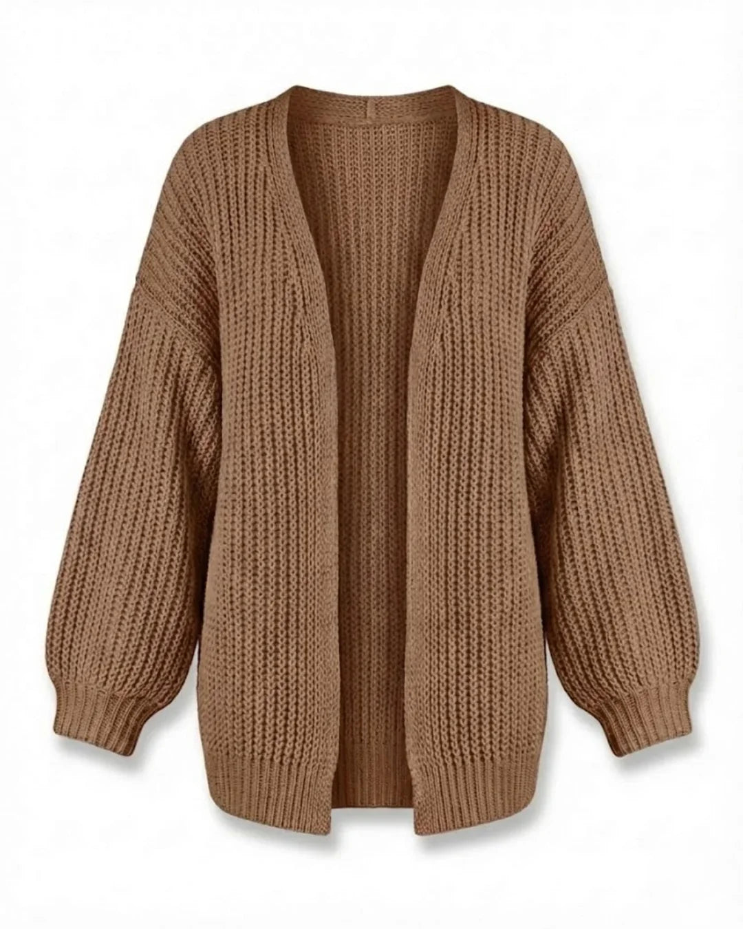 Katya™ | Chunky Knit Oversized Open Cardigan