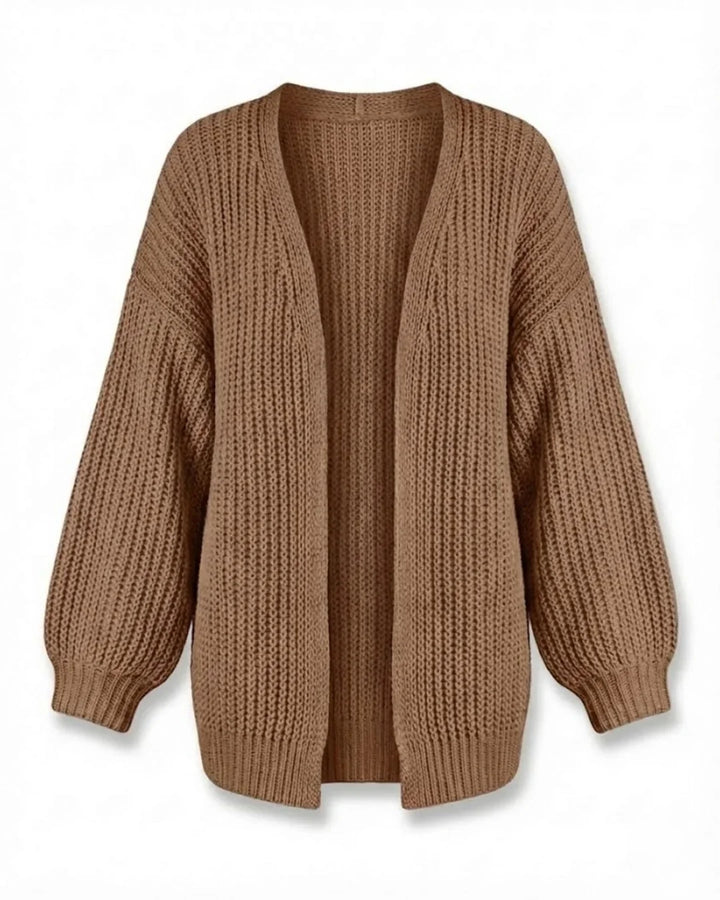 Katya™ | Chunky Knit Oversized Open Cardigan