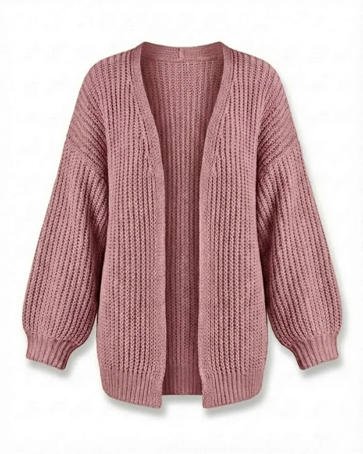 Katya™ | Chunky Knit Oversized Open Cardigan