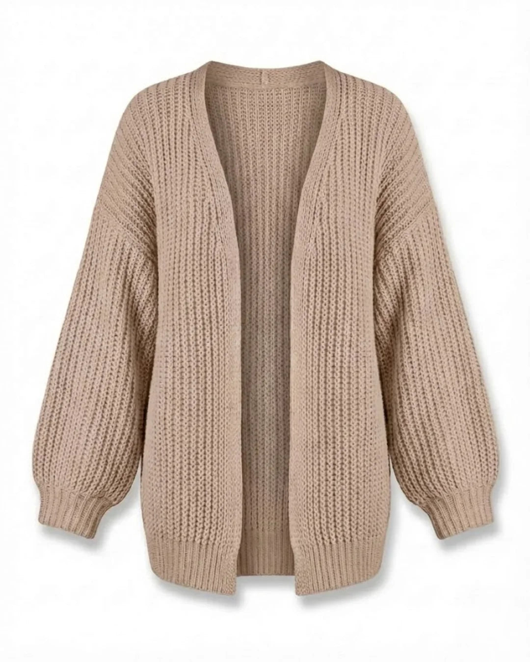 Katya™ | Chunky Knit Oversized Open Cardigan