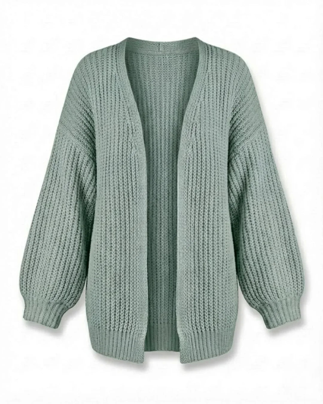 Katya™ | Chunky Knit Oversized Open Cardigan