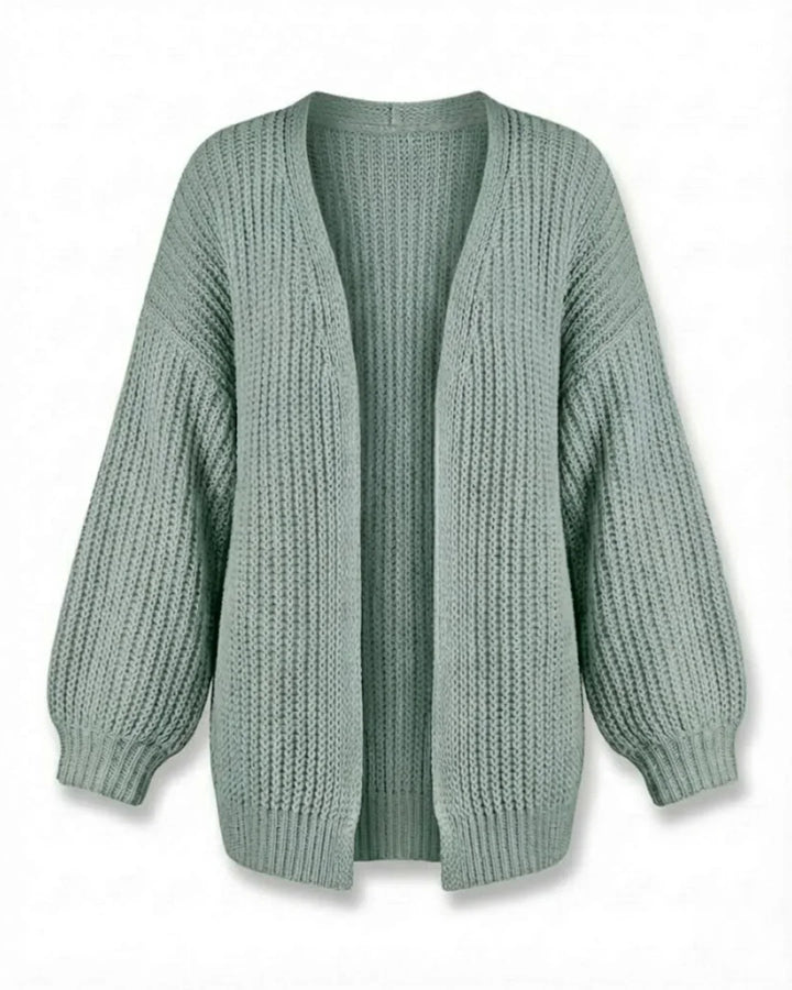 Katya™ | Chunky Knit Oversized Open Cardigan