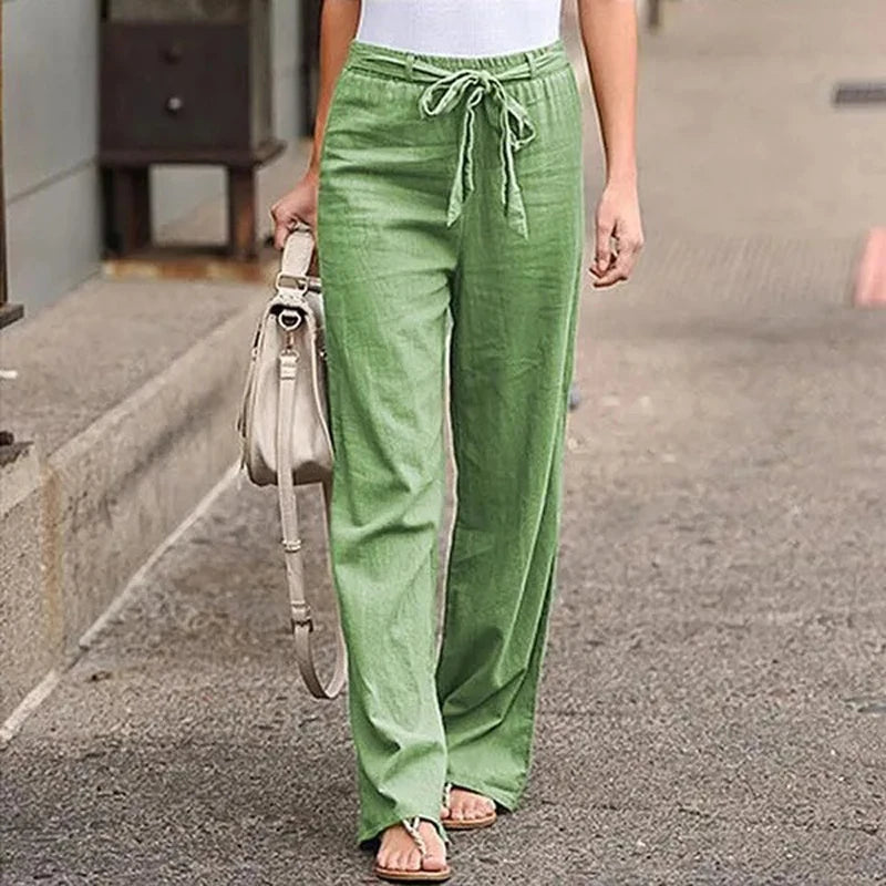 Nara™ | Breathable Elastic Linen Pants