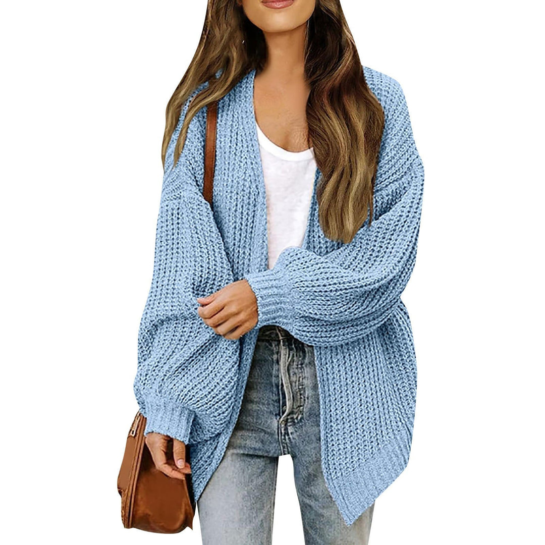 Katya™ | Chunky Knit Oversized Open Cardigan