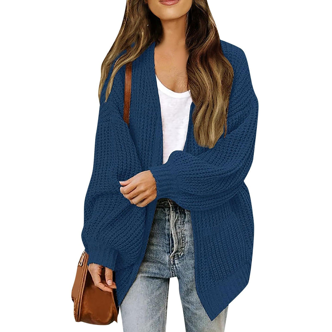 Katya™ | Chunky Knit Oversized Open Cardigan