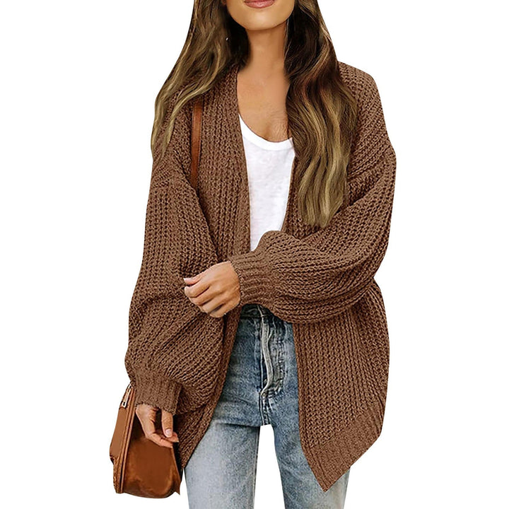 Katya™ | Chunky Knit Oversized Open Cardigan