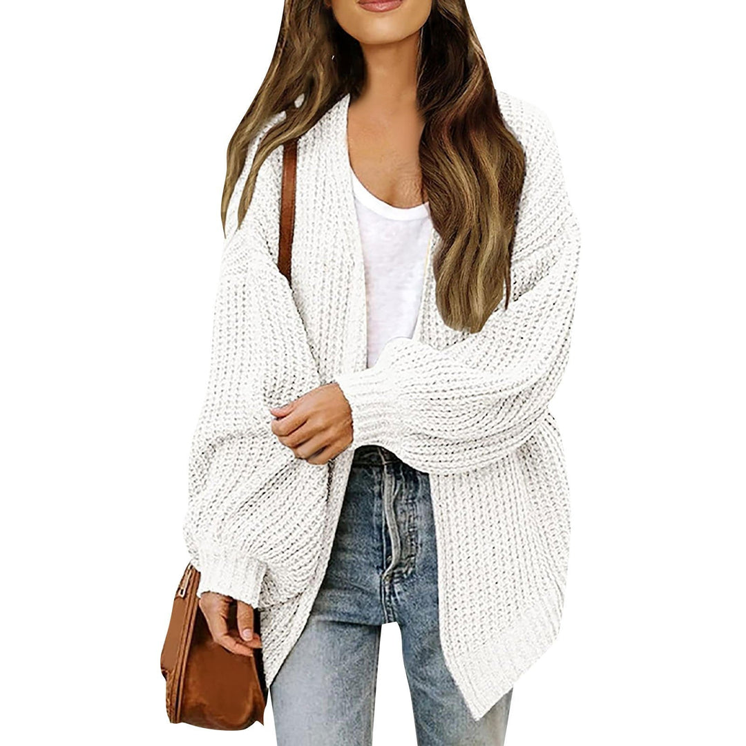 Katya™ | Chunky Knit Oversized Open Cardigan