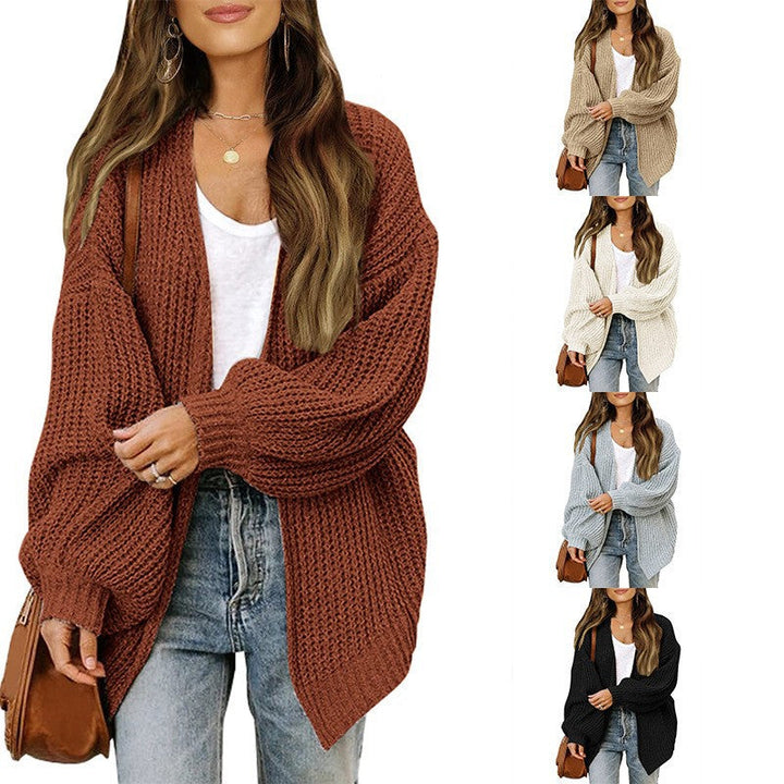 Katya™ | Chunky Knit Oversized Open Cardigan