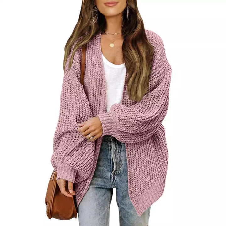 Katya™ | Chunky Knit Oversized Open Cardigan